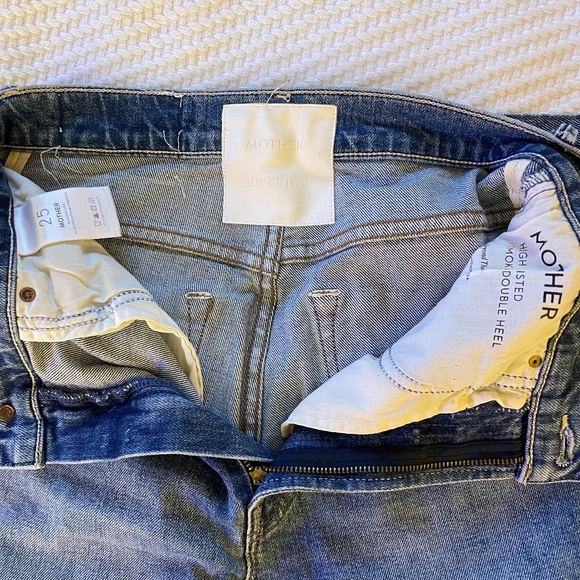 Mother Highwaisted Straight Flared Jeans - Picture 4 of 7